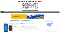 Desktop Screenshot of lightscamerahome.com