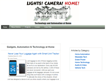 Tablet Screenshot of lightscamerahome.com
